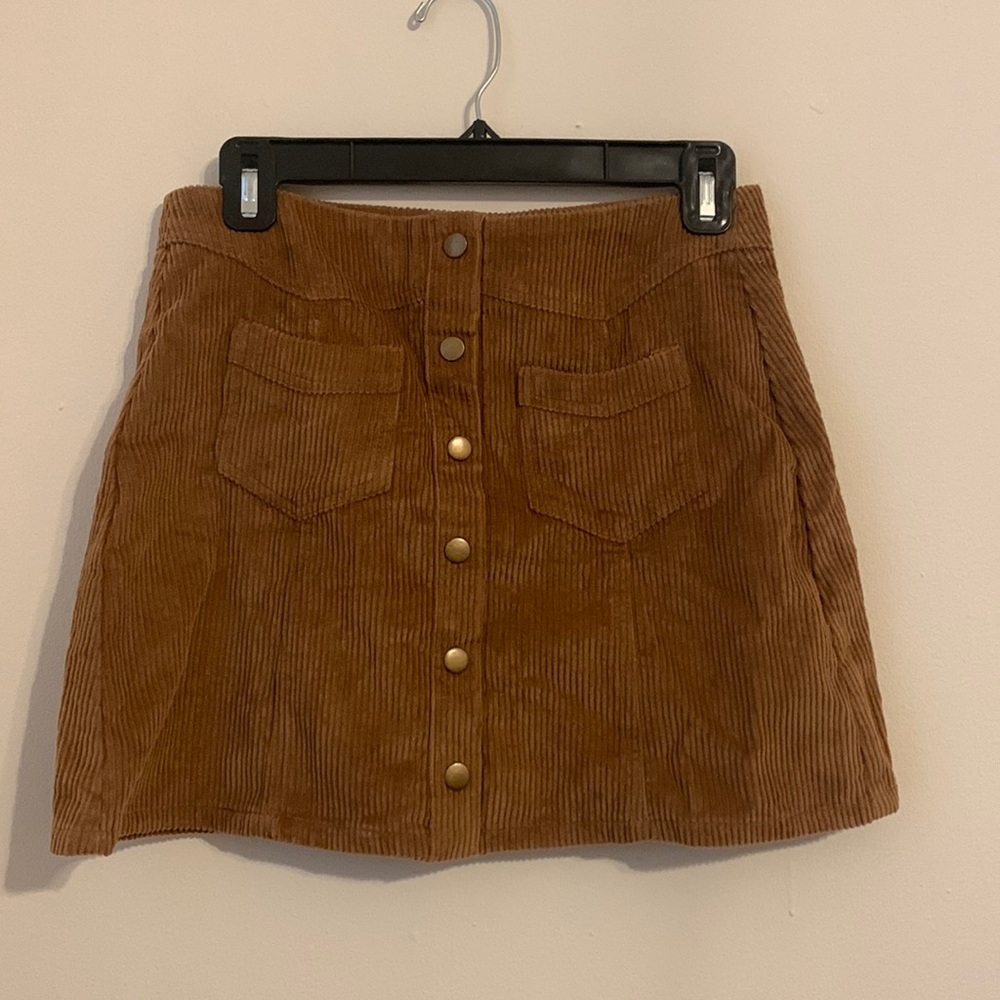 Corduroy skirt
